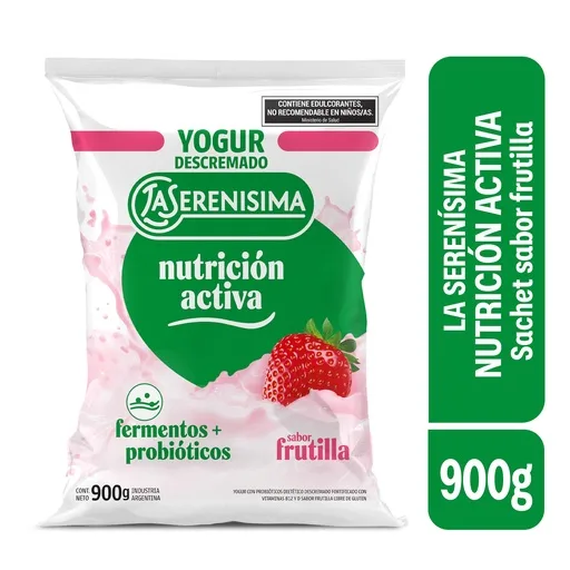 SACHET YOGUR DECREMADO FRUTILLA 900 GR — imagen 1 de 1
