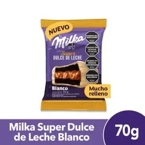 MILKA SUPER DDL BLANCO 70 GR — imagen 1 de 1