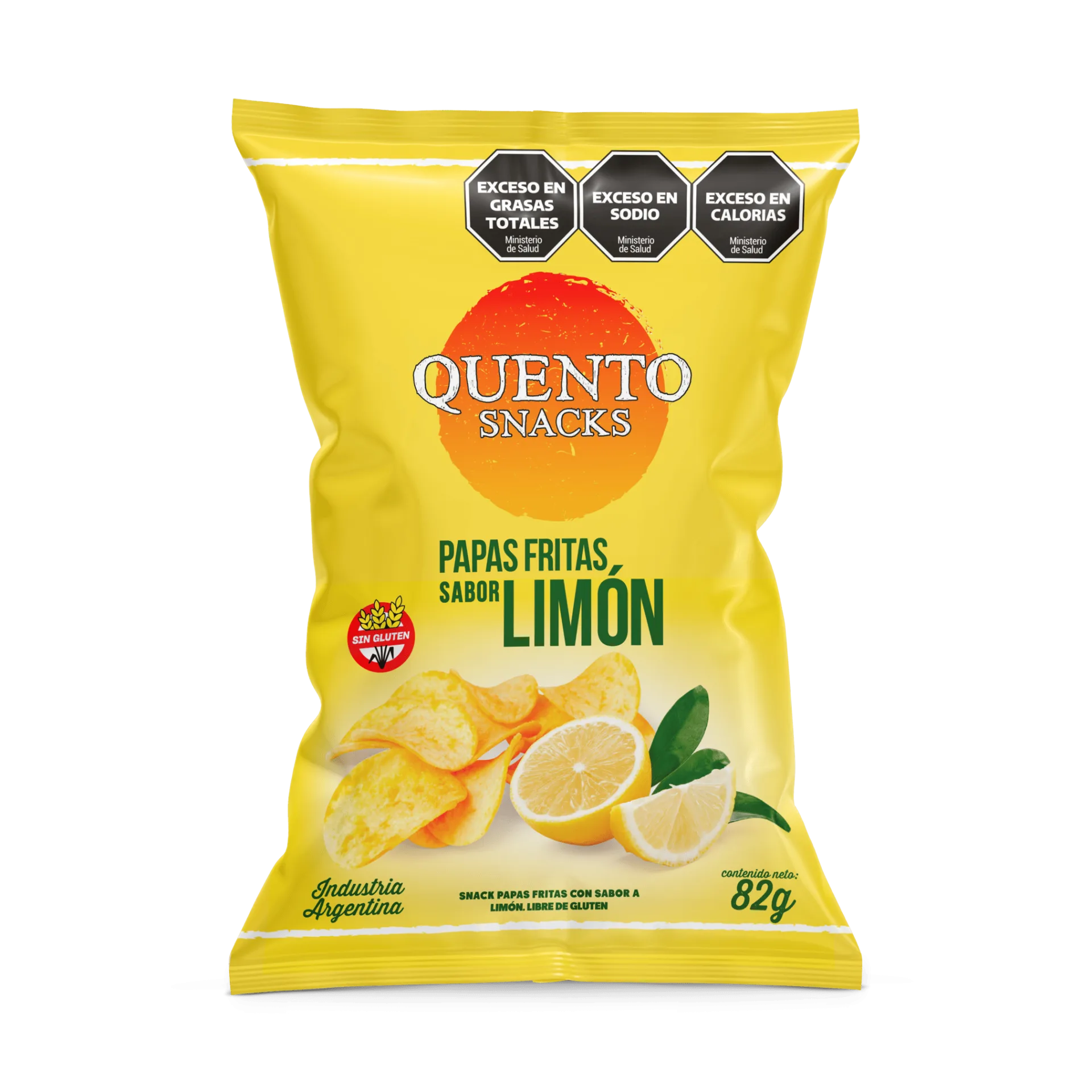 QUENTO PAPAS 82 GR - LIMON — imagen 1 de 1