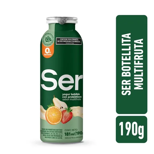 YOGUR SER BEBIBLE MULTIFRUTA 190 GR — imagen 1 de 1