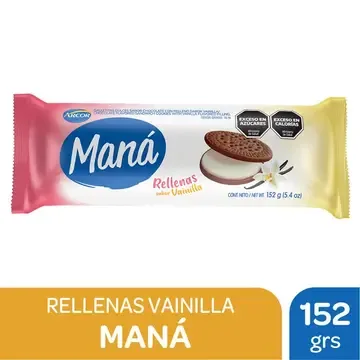 MANÁ RELLENAS 152 GR - VAINILLA — imagen 1 de 1
