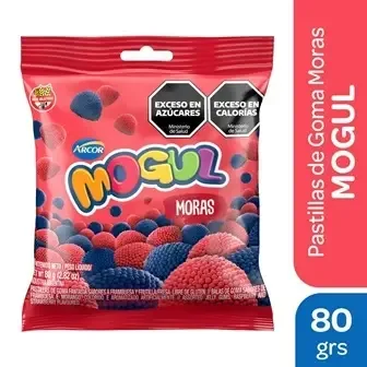 GOMITAS MOGUL 80 GR - MORAS — imagen 1 de 1