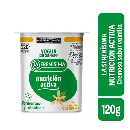 YOGUR DESCREMADO VAINILLA C. 120 GR — imagen 1 de 1