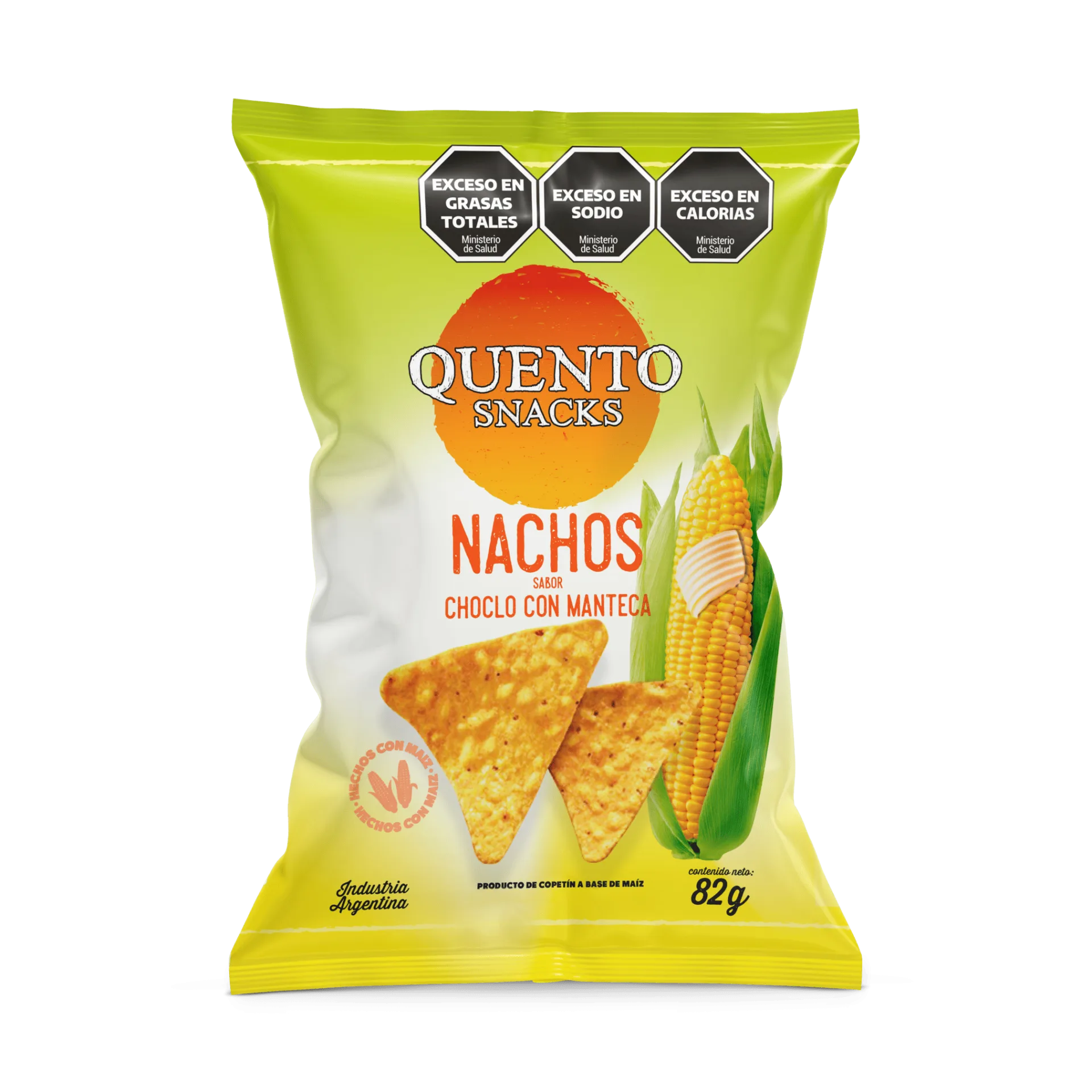 QUENTO - NACHOS CHOCLO 82 GR — imagen 1 de 1
