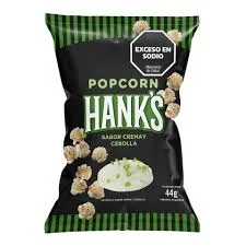 HANK´S POPCORN - CREMA Y CEBOLLA 44 GR — imagen 1 de 1