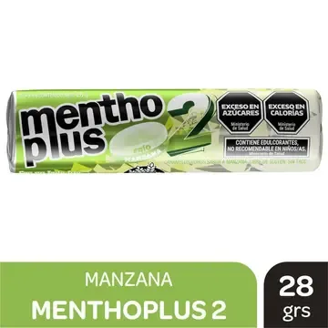 MENTHO PLUS 2 28 GR - MANZANA — imagen 1 de 1