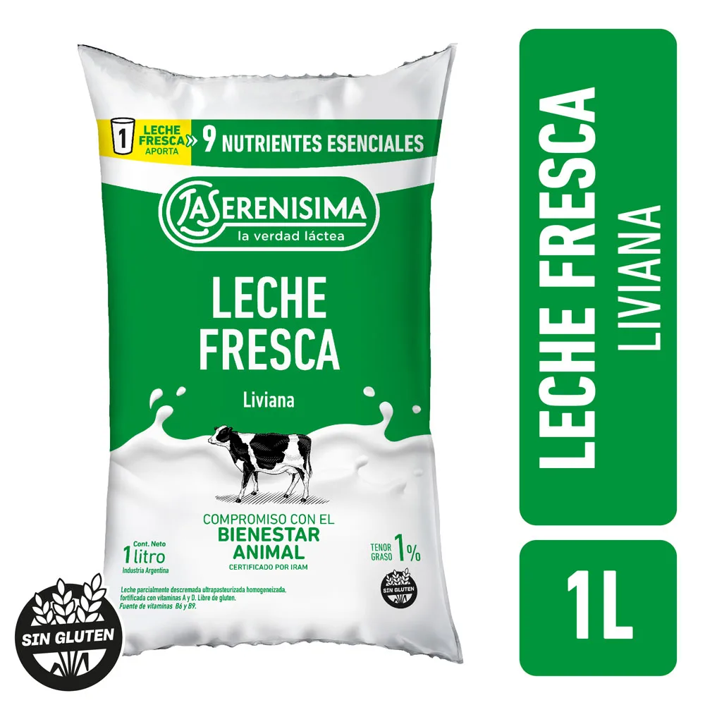SACHET DE LECHE L.S "DESCREMADA" 1 LT — imagen 1 de 1