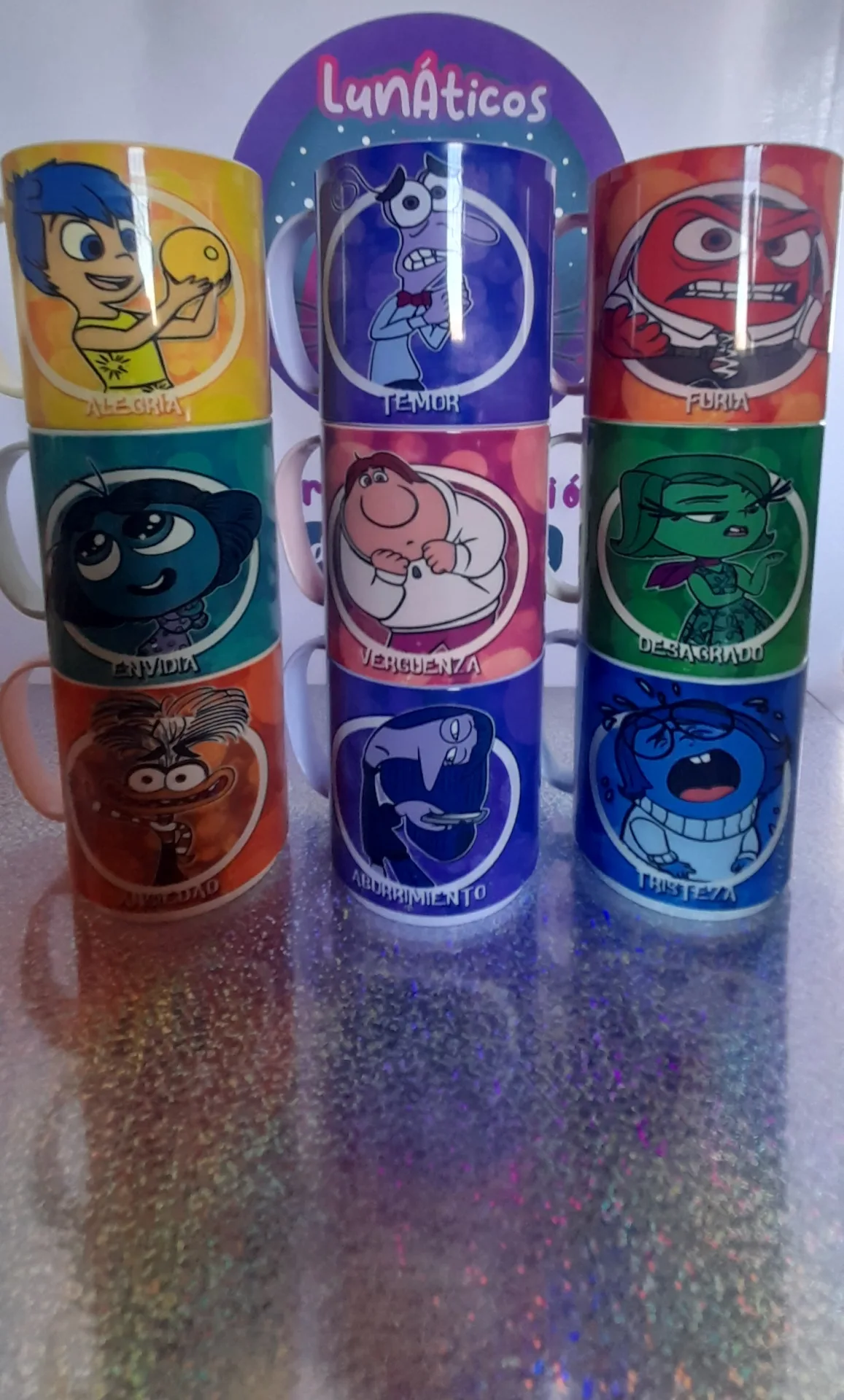 Tazas plastica Intensamente — imagen 1 de 1