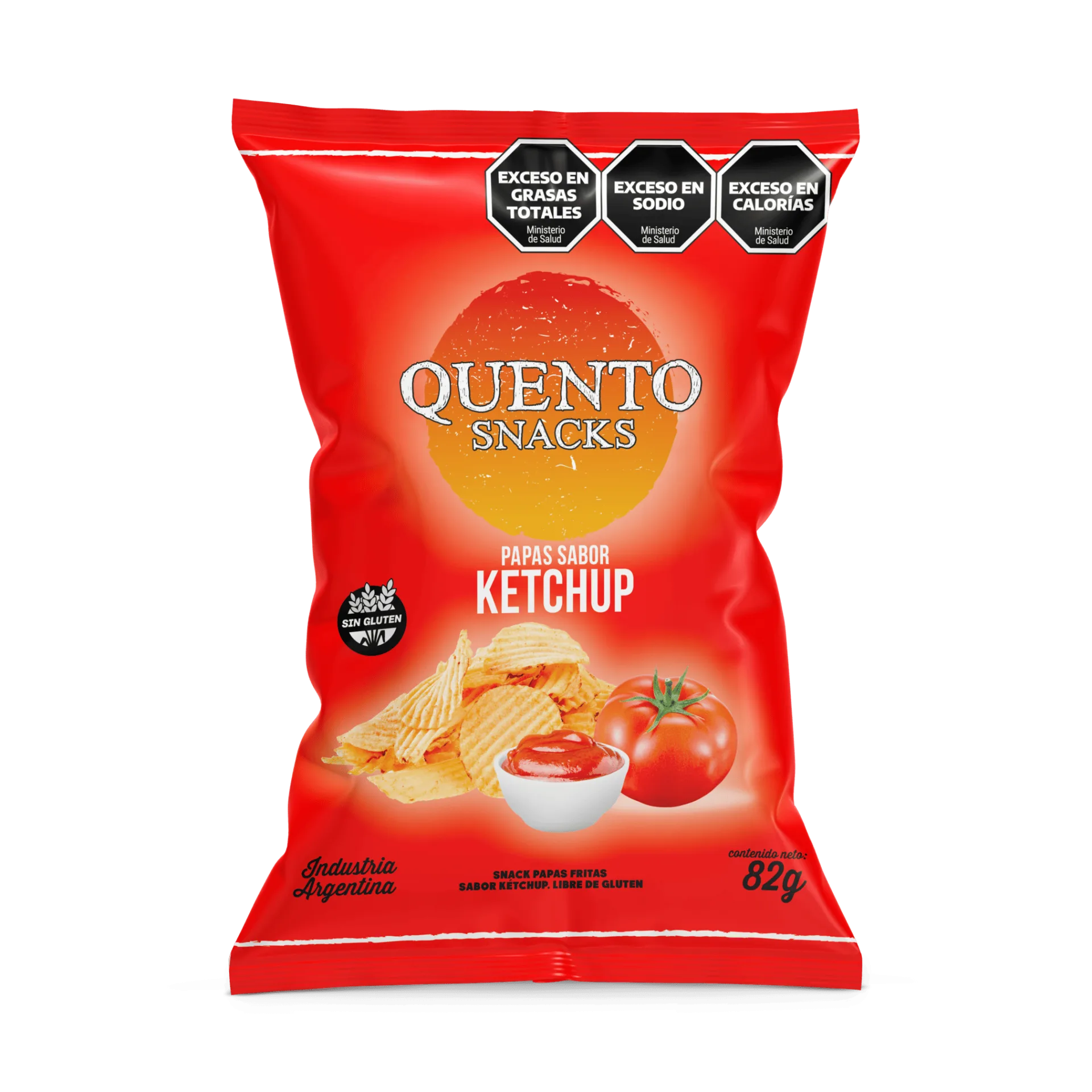 QUENTO PAPAS 82 GR - KETCHUP — imagen 1 de 1