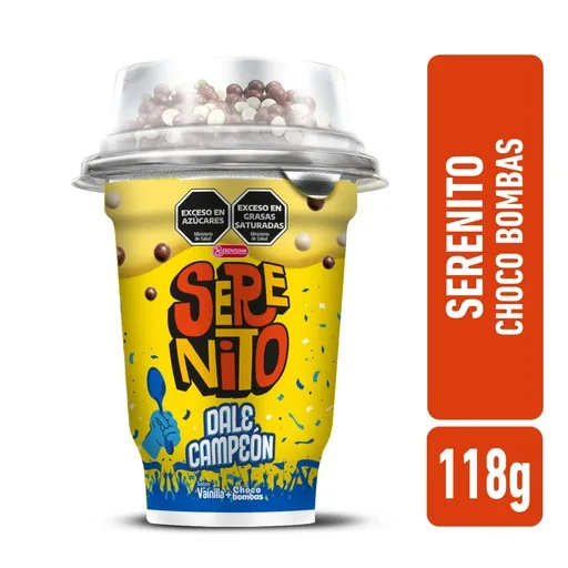 SERENITO CHOCO BOMBAS 118 GR — imagen 1 de 1
