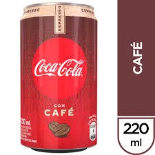 MINI LATA COCA COLA CAFE 220 ML — imagen 1 de 1