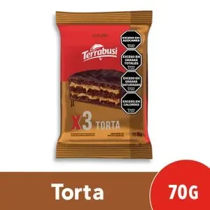 TERRABUSSI - X3 TORTA 70GR — imagen 1 de 1