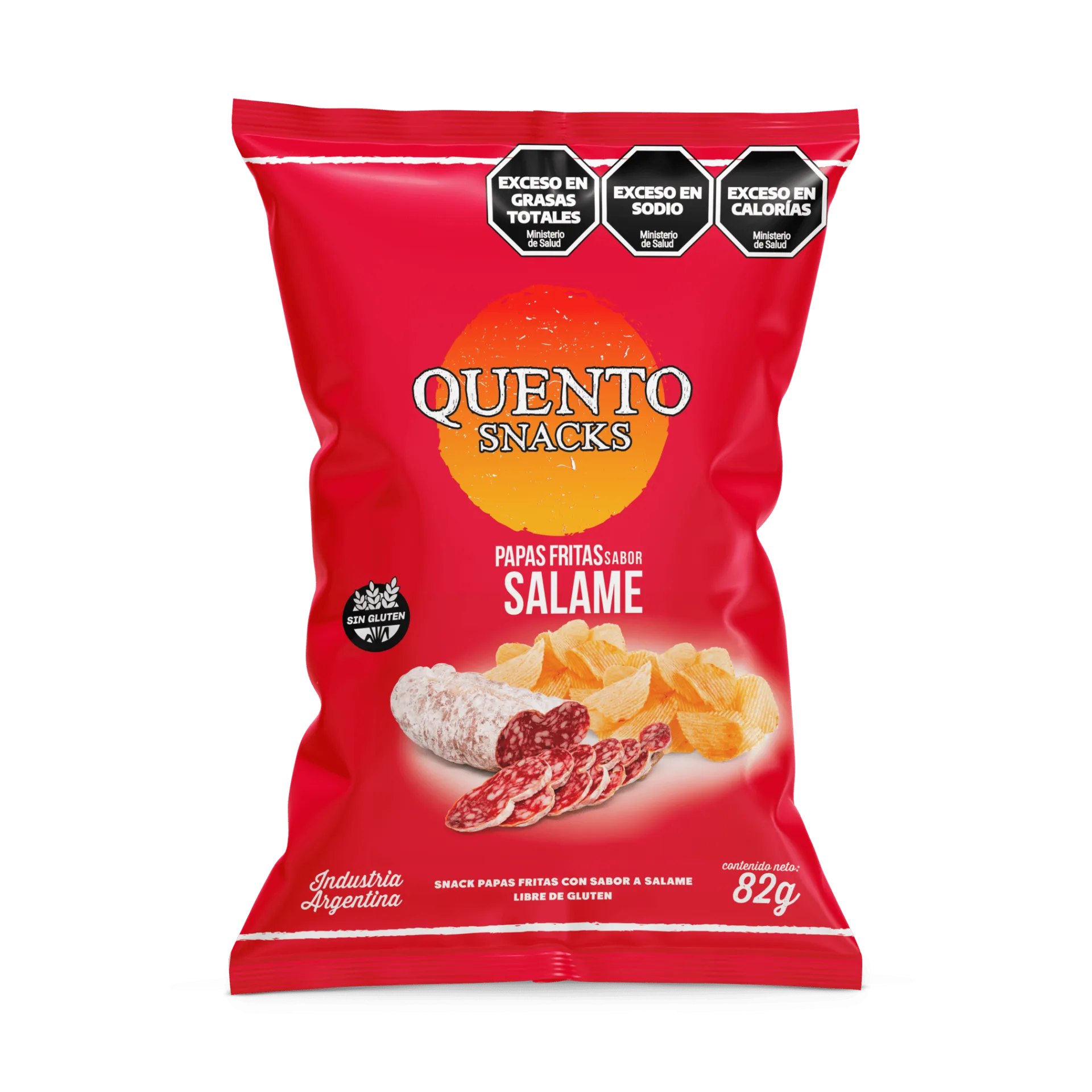 QUENTO PAPAS 82 GR - SALAME — imagen 1 de 1