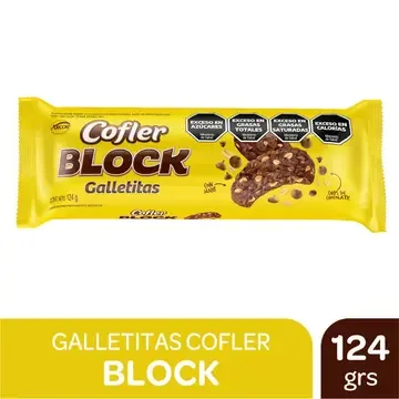 COFLER COOKIES - BLOCK 124 GR — imagen 1 de 1