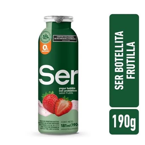YOGUR SER BEBIBLE FRUTILLA 190 GR — imagen 1 de 1