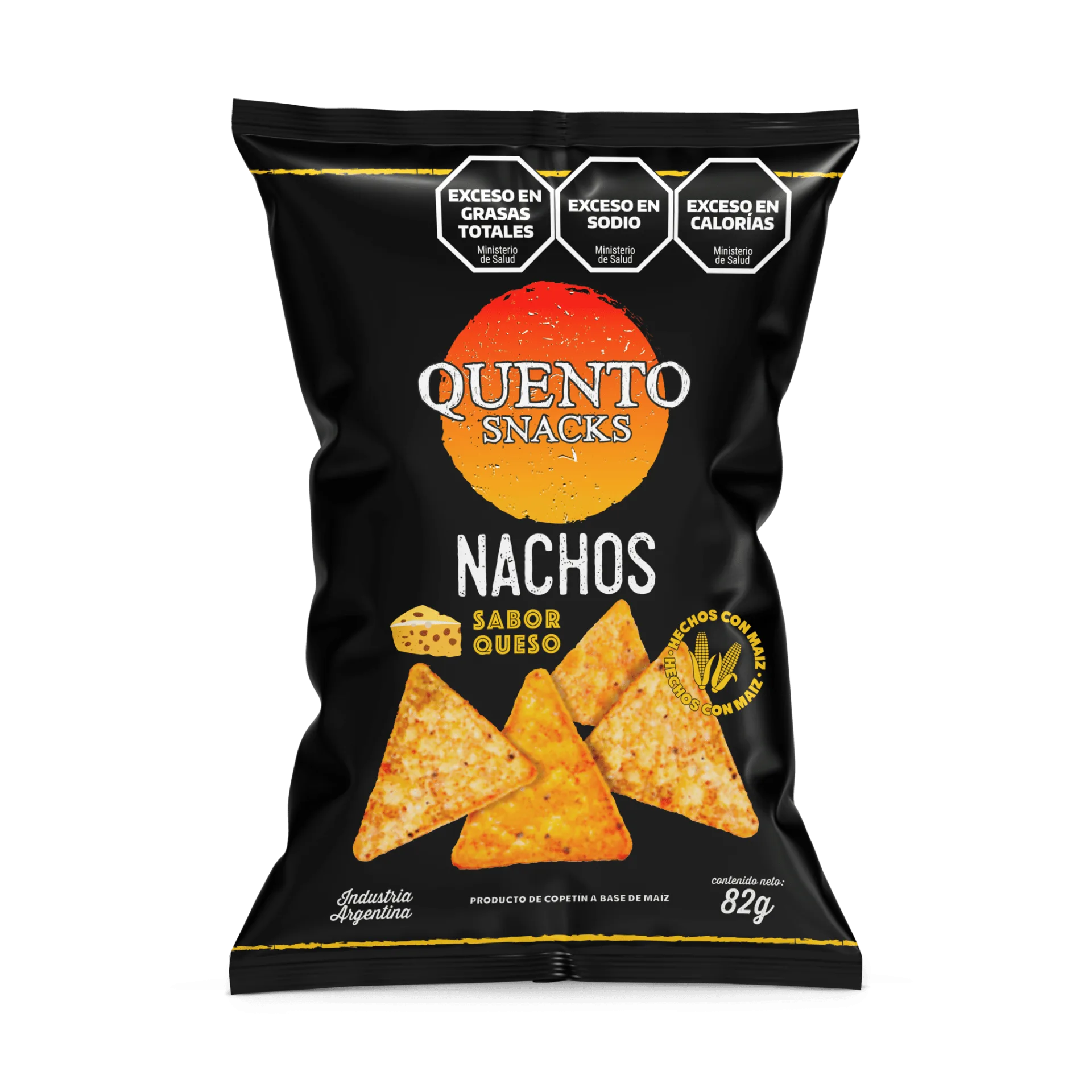 QUENTO - NACHOS QUESO 82GR — imagen 1 de 1