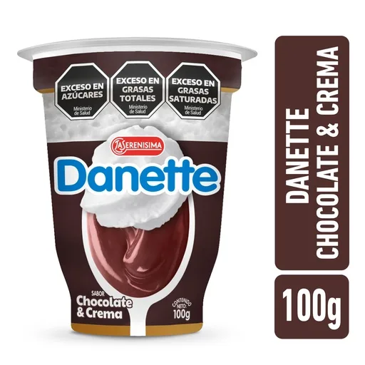POSTRE DANETTE CHOCOLATE CON CREMA 100 GR — imagen 1 de 1